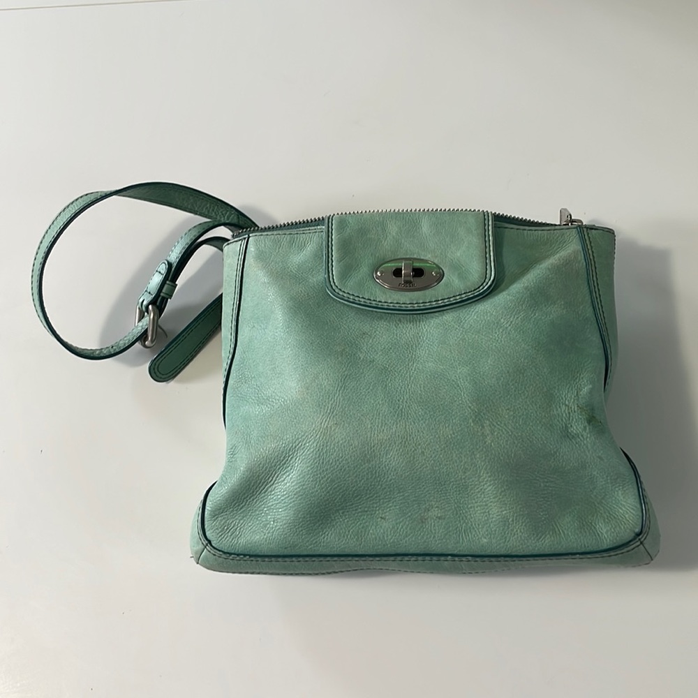 Fossil leather purse